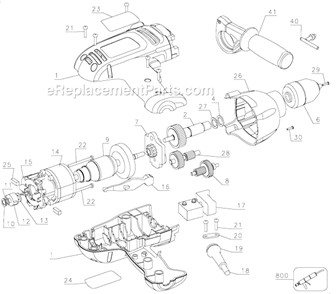 Part Location Diagram of 621400-00 DeWALT Chuck Key (fits Black And Deck